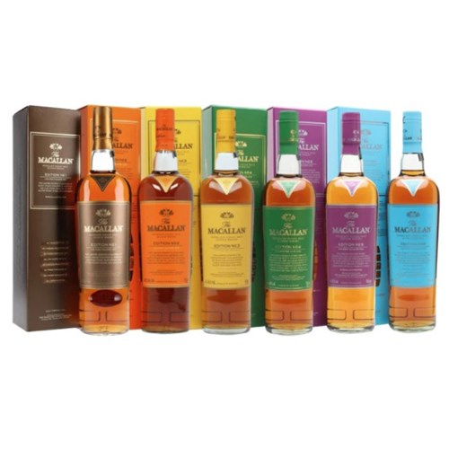 Macallan Edition Limited Edition FULL SET, No.1, No.2 , No.3, No.4, No.5 and No.6 - Award-Winning